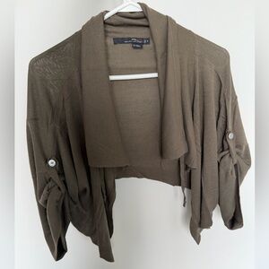 Ralph Lauren Olive Green Women's Shrug